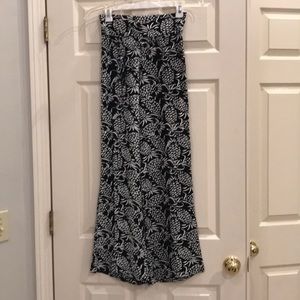 Pineapple Printed Palazzo Pants SZ M